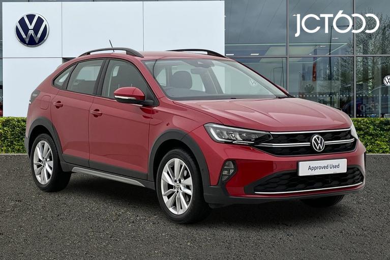 Used 2022 VOLKSWAGEN Taigo 1.0 TSI Life SUV 5dr Petrol Manual Euro 6 (s/s) (110 ps) Red at JCT600