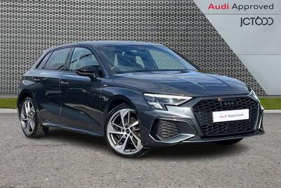2024 AUDI A3 1.5 TFSI 35 Black Edition Sportback 5dr Petrol Manual Euro 6 (s/s) (150 ps) at JCT600
