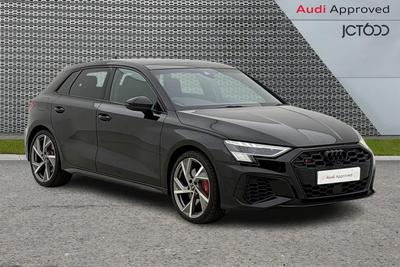 2024 AUDI S3 2.0 TFSI Black Edition Sportback 5dr Petrol S Tronic quattro Euro 6 (s/s) (310 ps) at JCT600