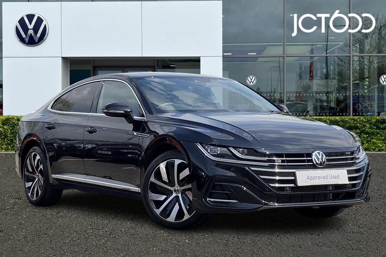 Used 2023 VOLKSWAGEN Arteon R-Line 1.4 TSI eHybrid 218PS 6-speed DSG 5 Door Deep Black pearl at JCT600