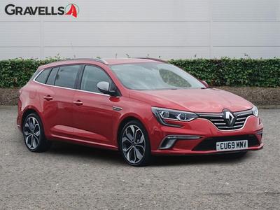 Used 2019 Renault Megane 1.5 Blue dCi GT Line Sport Tourer 5dr Diesel Manual Euro 6 (s/s) (115 ps) Flame Red at Gravells