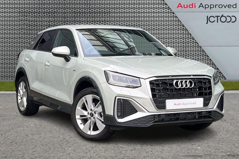 Used 2024 AUDI Q2 1.5 TFSI CoD 35 S line SUV 5dr Petrol Manual Euro 6 (s/s) (150 ps) Silver at JCT600