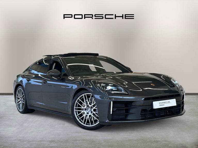 Used 2024 PORSCHE Panamera 2.9 V6 25.9kWh 4 E-Hybrid Saloon 5dr Petrol Plug-in Hybrid PDK 4WD Euro 6 (s/s) (470 ps) Grey at JCT600