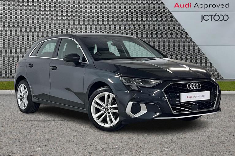 Used 2024 Audi A3 1.0 TFSI 30 Sport Sportback 5dr Petrol S Tronic Euro 6 (s/s) (110 ps) Grey at JCT600