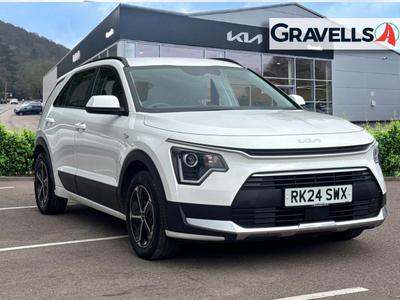 Used 2024 Kia NIRO 1.6h GDi 2 SUV 5dr Petrol Hybrid DCT Euro 6 (s/s) (139 bhp) White at Gravells