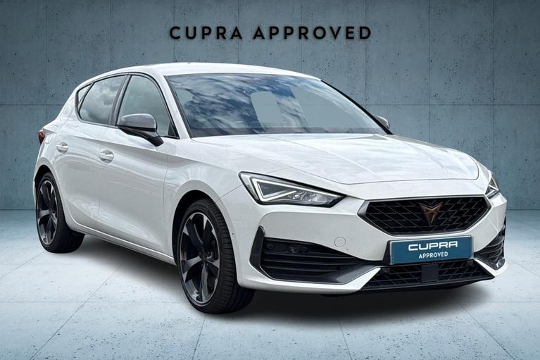 Used 2023 CUPRA Leon 2.0 TSI VZ1 Hatchback 5dr Petrol DSG Euro 6 (s/s) (245 ps) White at JCT600