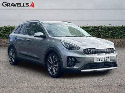 Used 2021 Kia NIRO 1.6 GDi 3 SUV 5dr Petrol Hybrid DCT Euro 6 (s/s) (139 bhp) STEEL GREY at Gravells