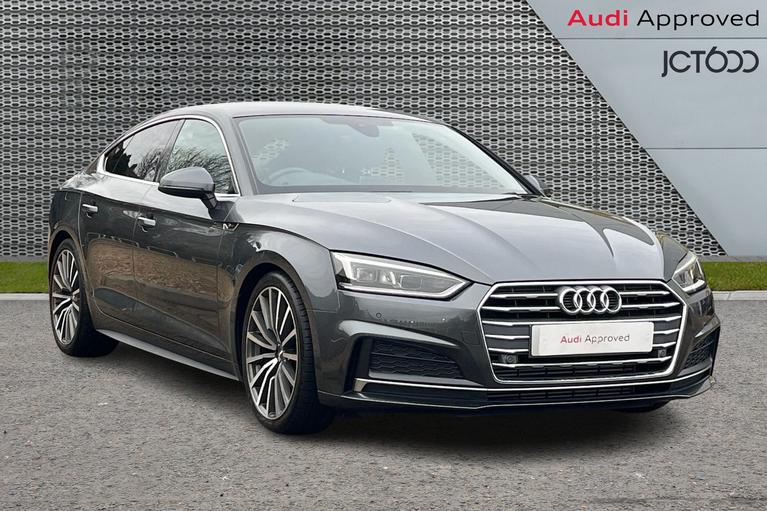 Used 2019 AUDI A5 40 TFSI S Line 5dr S Tronic Grey at JCT600