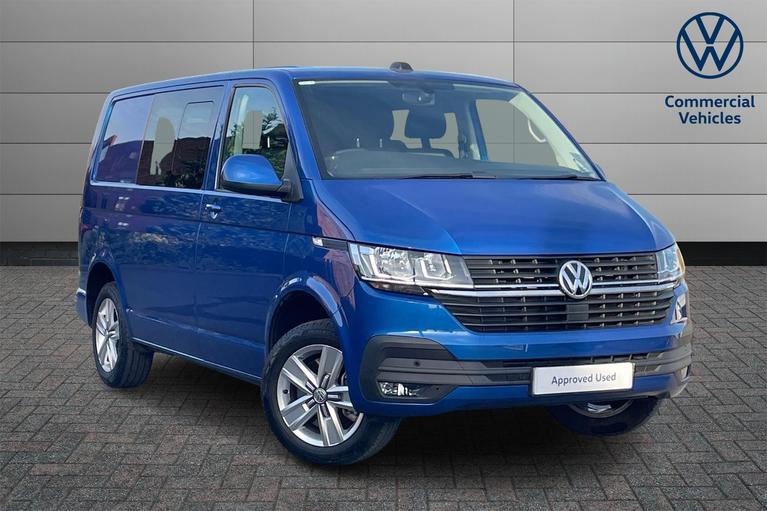 Used 2024 Volkswagen Transporter T32 Highline Kombi Diesel DSG SWB Euro 6 150ps *HEATED SEATS*REAR CAMERA* Ravenna Blue at JCT600