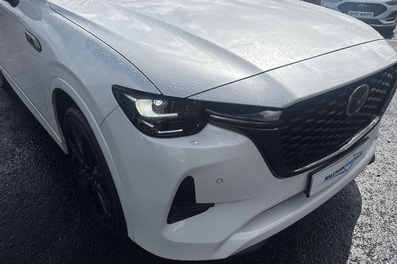 2026 Mazda CX-60 2.5 e-SKYACTIV 17.8kWh Homura Petrol Plug-in Hybrid Auto 4WD (327 ps) in White with 2900 Miles - vehicle photo 7 for sale on PureCar