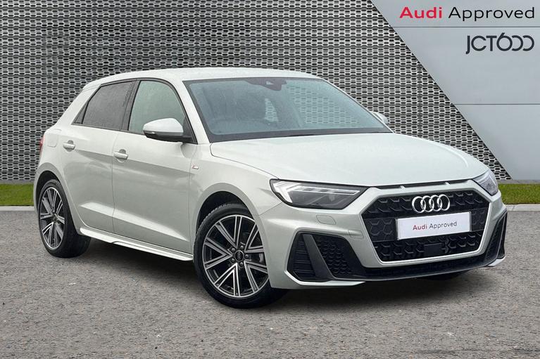 Used 2024 AUDI A1 1.0 TFSI 25 S line Sportback 5dr Petrol Manual Euro 6 (s/s) (95 ps) Dew Silver Metallic at JCT600