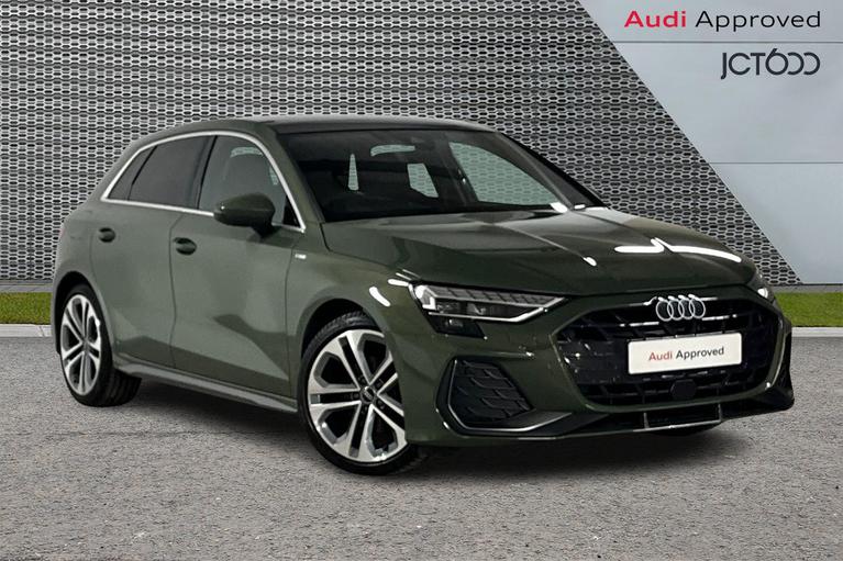 Used 2025 AUDI A3 35 TFSI S Line 5dr S Tronic [Tech Pack] Green at JCT600