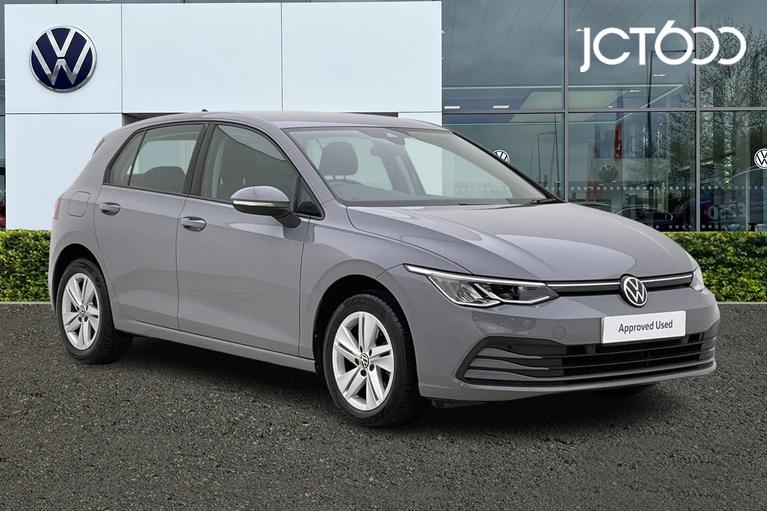 Used 2022 VOLKSWAGEN Golf 1.0 TSI Life Hatchback 5dr Petrol Manual Euro 6 (s/s) (110 ps) Grey at JCT600