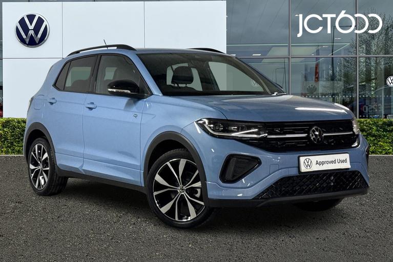Used 2026 VOLKSWAGEN T-Cross Black Edition 1.0 TSI 115PS 6-speed Manual 5 Door Clear Blue at JCT600