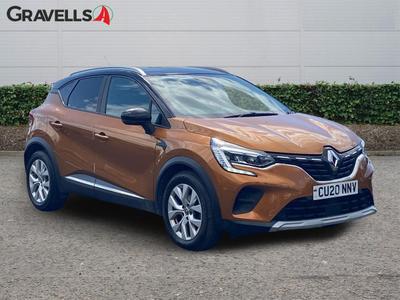 Used 2020 Renault CAPTUR 1.0 TCe Iconic SUV 5dr Petrol Manual Euro 6 (s/s) (100 ps) Desert Orange with Diamond Bla at Gravells