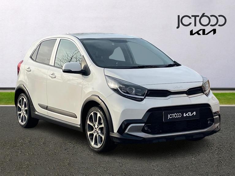 Used 2023 KIA Picanto 1.0 DPi X-Line Hatchback 5dr Petrol Manual Euro 6 (s/s) (66 bhp) White at JCT600