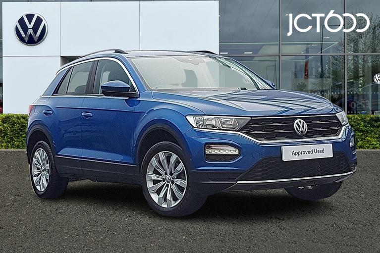 Used 2019 Volkswagen T-Roc 1.5 TSI GPF EVO SE SUV 5dr Petrol DSG Euro 6 (s/s) (150 ps) Blue at JCT600