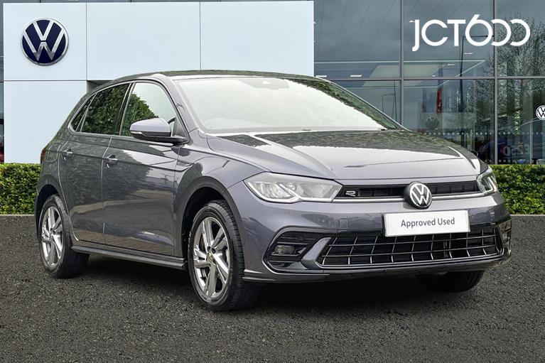 Used 2024 Volkswagen Polo 1.0 TSI R-Line Hatchback 5dr Petrol DSG Euro 6 (s/s) (95 ps) Grey at JCT600