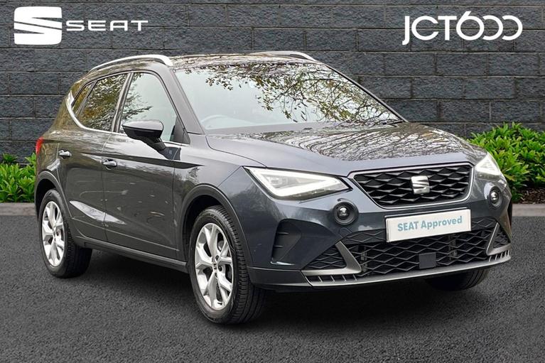 Used 2021 SEAT Arona 1.0 TSI FR SUV 5dr Petrol Manual Euro 6 (s/s) (110 ps) Grey at JCT600