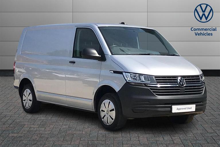 Used 2022 VOLKSWAGEN Transporter 2.0 TDI T28 Startline Panel Van 5dr Diesel Manual FWD SWB Euro 6 (s/s) (110 ps) Reflex Silver at JCT600