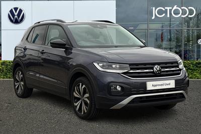 2023 VOLKSWAGEN T-Cross 1.0 TSI Black Edition SUV 5dr Petrol Manual Euro 6 (s/s) (95 ps) at JCT600