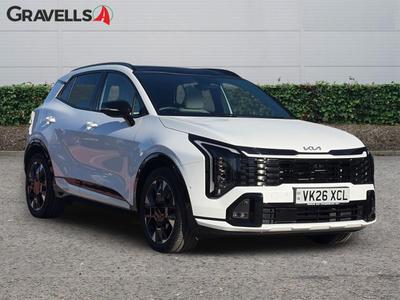 Used 2026 Kia SPORTAGE 1.6 h T-GDi GT-Line S SUV 5dr Petrol Hybrid Auto AWD Euro 6 (s/s) (235 bhp) FUSION WHITE at Gravells