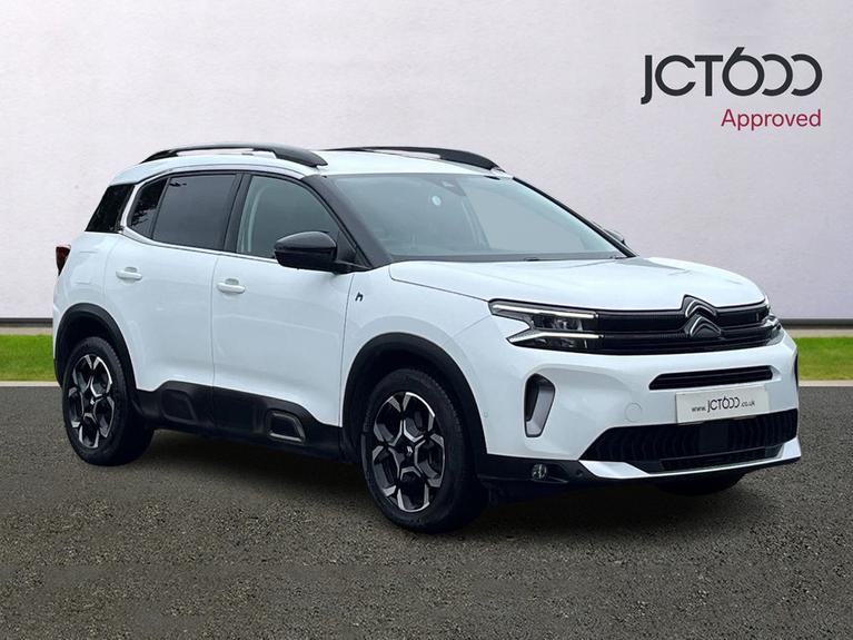 Used 2023 CITROEN C5 Aircross 1.6 14.2kWh Shine SUV 5dr Petrol Plug-in Hybrid e-EAT8 Euro 6 (s/s) (225 ps) White at JCT600