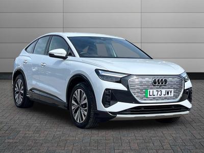Used 2023 Audi Q4 e-tron 40 Sport Sportback 5dr Electric Auto 82kWh (204 ps) at Sinclair Direct