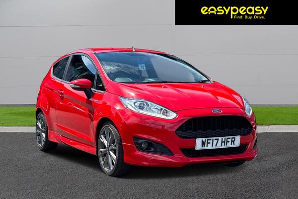 Used 2017 Ford FIESTA 1.0 EcoBoost ST-Line 3dr Red at easypeasy