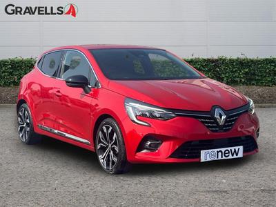 Used 2023 Renault Clio 1.0 TCe techno Hatchback 5dr Petrol Manual Euro 6 (s/s) (90 ps) flame red at Gravells