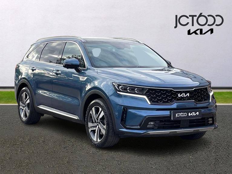 Used 2023 KIA Sorento 1.6 h T-GDi 4 SUV 5dr Petrol Hybrid Auto AWD Euro 6 (s/s) (226 bhp) Blue at JCT600