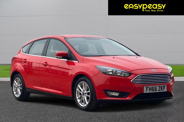 Used 2017 Ford FOCUS 1.0 EcoBoost Zetec 5dr Race Red at easypeasy