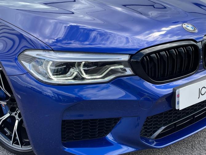 2020 BMW M5 M5 COMPETITION £54,750 12,630 miles Marina Bay Blue
