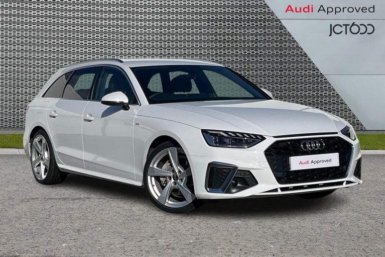 Used 2024 AUDI A4 Avant S line 40 TFSI 204 PS S tronic 5 Door Arkona White at JCT600