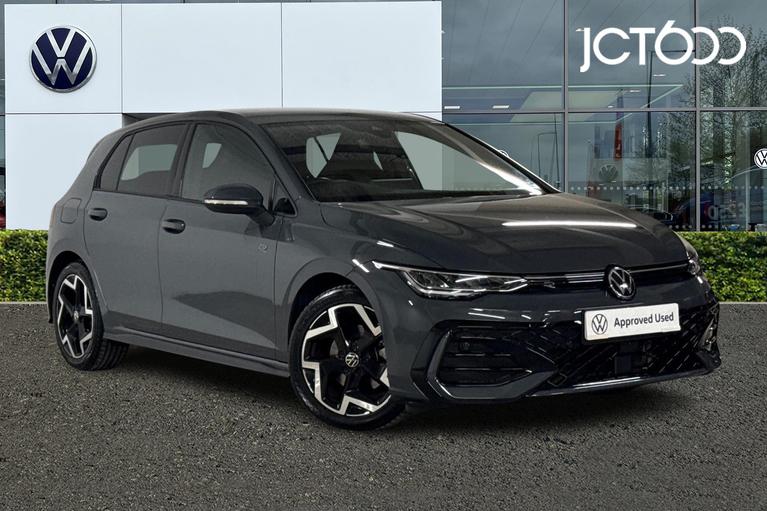 Used 2024 VOLKSWAGEN Golf Hatch R-Line 1.5 TSI 150ps 6-Speed Manual 5 Door Dolphin Grey at JCT600