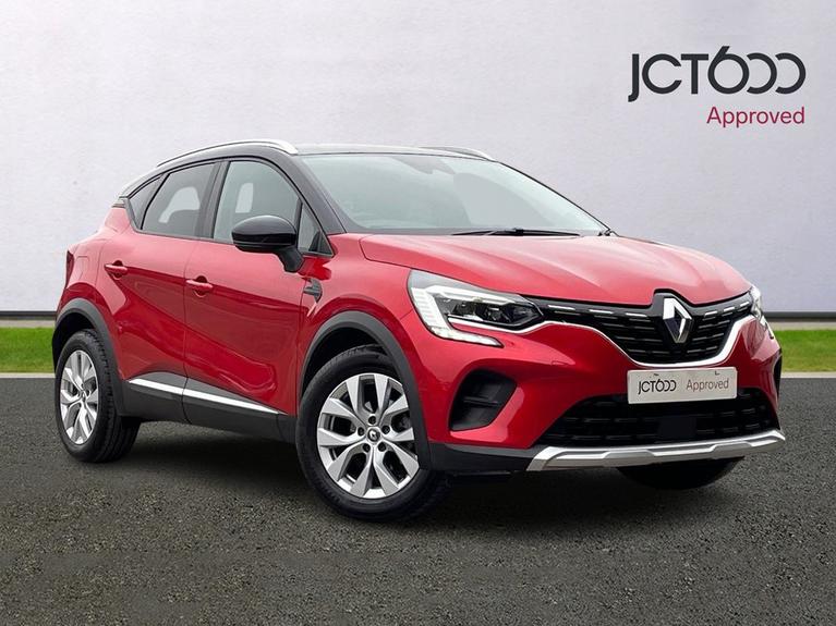 Used 2021 RENAULT Captur 1.3 TCe Iconic SUV 5dr Petrol EDC Euro 6 (s/s) (130 ps) Red at JCT600