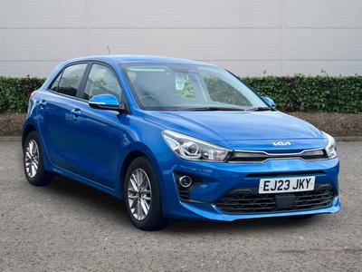 Used 2023 Kia Rio 1.0 T-GDi ISG 2 Azure Blue at Kia Motors UK