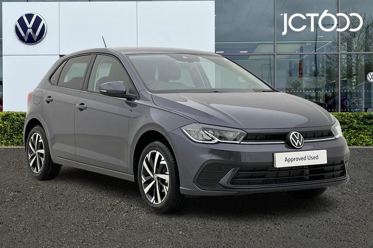 Used 2024 VOLKSWAGEN Polo 1.0 TSI Match Hatchback 5dr Petrol Manual Euro 6 (s/s) (95 ps) Smokey Grey Metallic at JCT600