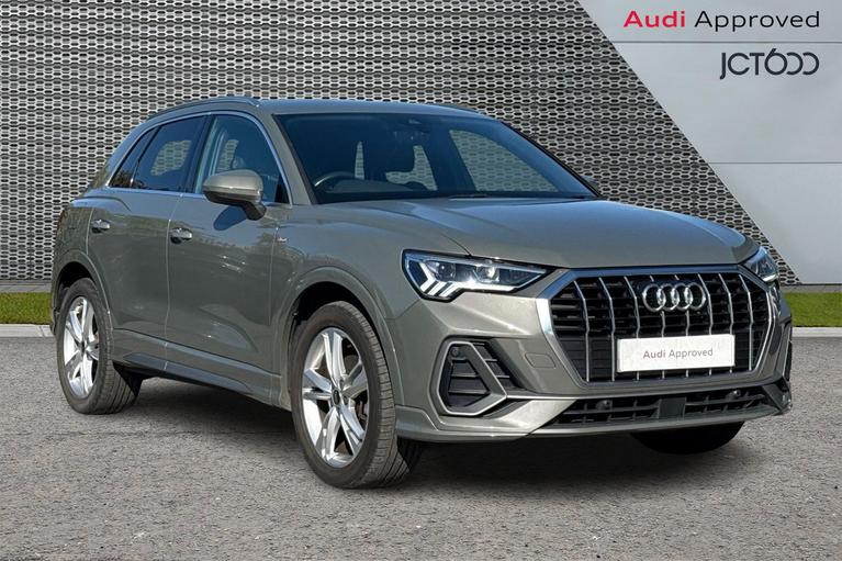 Used 2022 AUDI Q3 S line 35 TFSI 150 PS S tronic (Comfort and Sound Pack) Chronos Grey at JCT600