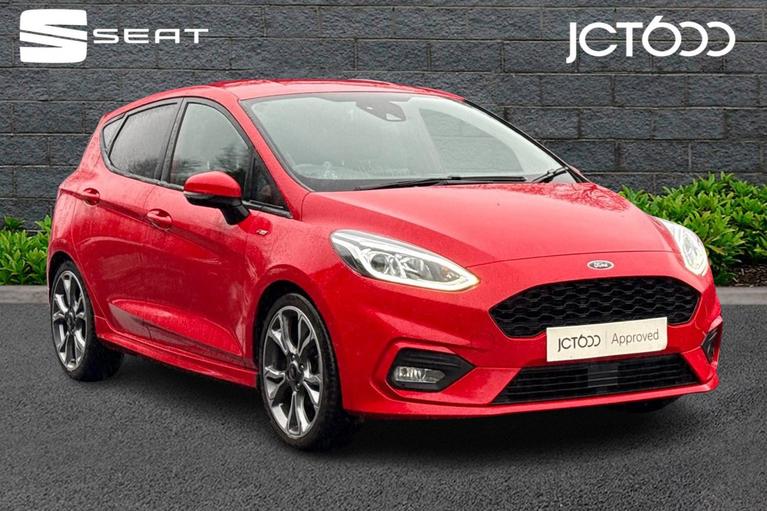Used 2020 FORD Fiesta 1.0T EcoBoost ST-Line X Edition Hatchback 5dr Petrol Manual Euro 6 (s/s) (125 ps) Red at JCT600