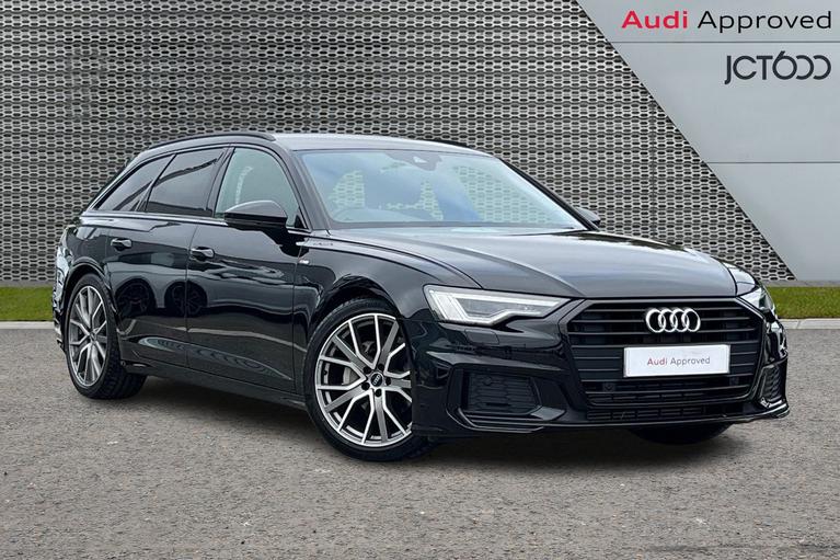 Used 2021 AUDI A6 2.0 TFSI 40 Black Edition Estate 5dr Petrol S Tronic Euro 6 (s/s) (204 ps) Black at JCT600