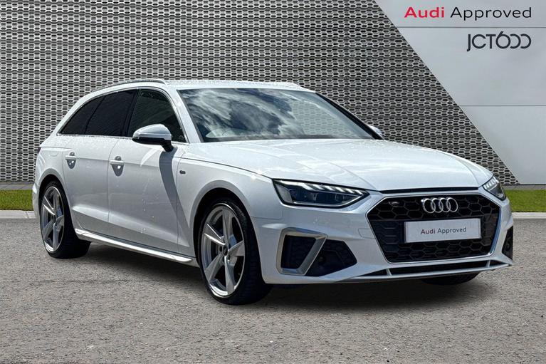 Used 2024 AUDI A4 Avant S line 40 TFSI 204 PS S tronic Glacier White at JCT600