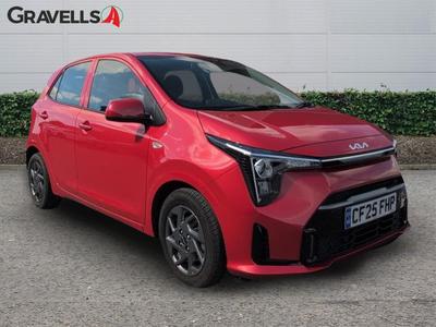 Used 2025 Kia PICANTO 1.0 2 Hatchback 5dr Petrol AMT Euro 6 (s/s) (62 bhp) blaze red at Gravells