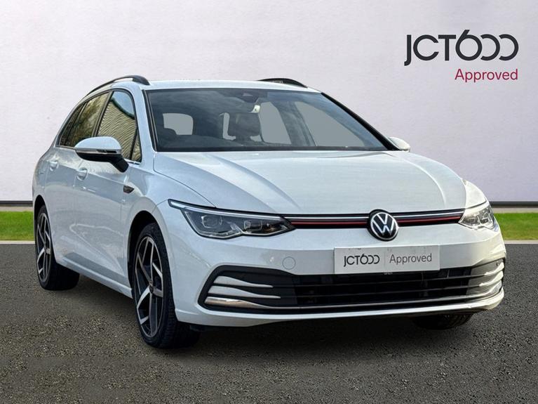 Used 2020 VOLKSWAGEN Golf 2.0 TDI Style Estate 5dr Diesel DSG Euro 6 (s/s) (150 ps) White at JCT600
