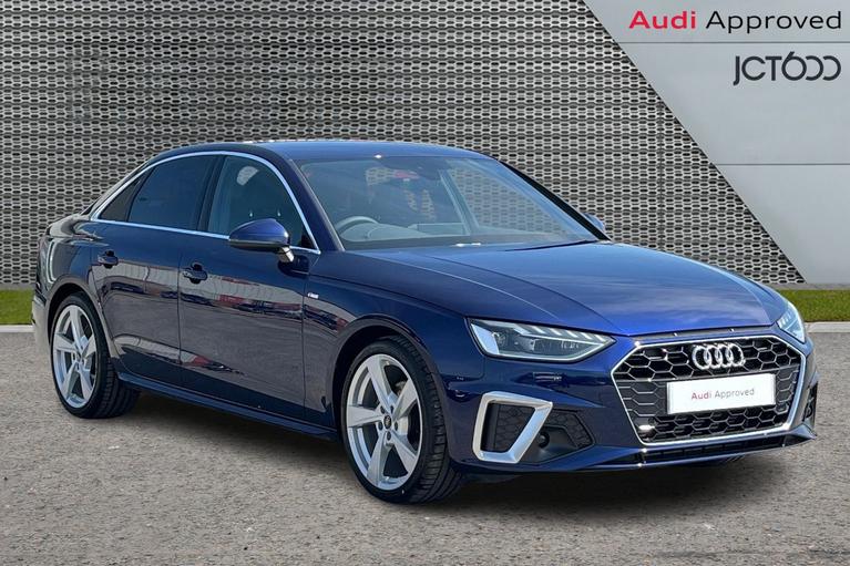 Used 2024 AUDI A4 TFSI S LINE MHEV BLUE at JCT600