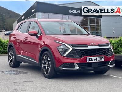 Used 2024 Kia SPORTAGE 1.6 T-GDi MHEV 3 SUV 5dr Petrol Hybrid DCT Euro 6 (s/s) (157 bhp) infra red at Gravells