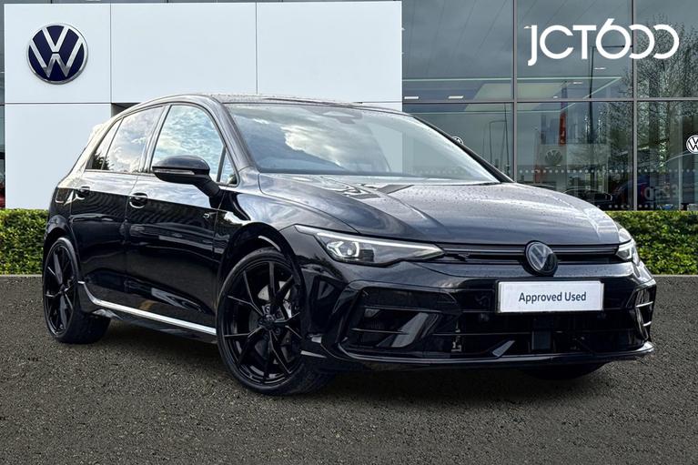 Used 2026 VOLKSWAGEN Golf 2.0 TSI R Black Edition Hatchback 5dr Petrol DSG 4Motion Euro 6 (s/s) (333 ps) Black at JCT600