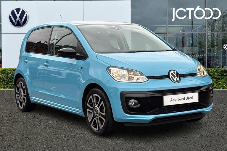 Used 2023 VOLKSWAGEN Up 1.0 65PS R-Line 5dr Teal Blue/Black at JCT600