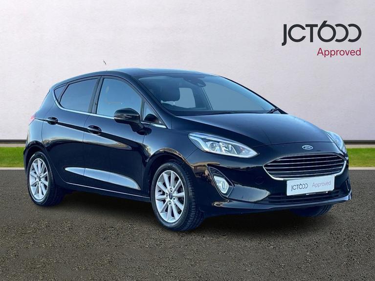 Used 2018 FORD Fiesta 1.0T EcoBoost Titanium Hatchback 5dr Petrol Manual Euro 6 (s/s) (100 ps) Black at JCT600