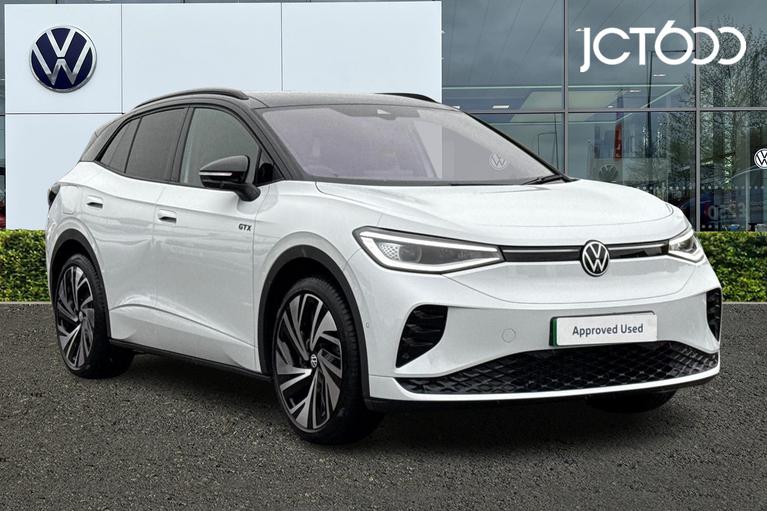 Used 2026 VOLKSWAGEN ID.4 79kWh GTX Edition SUV 5dr Electric Auto 4Motion (340 ps) White at JCT600